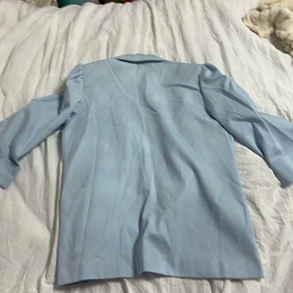 Cristin Stevens Light Blue Blazer - Size 10 - Picture 11 of 16